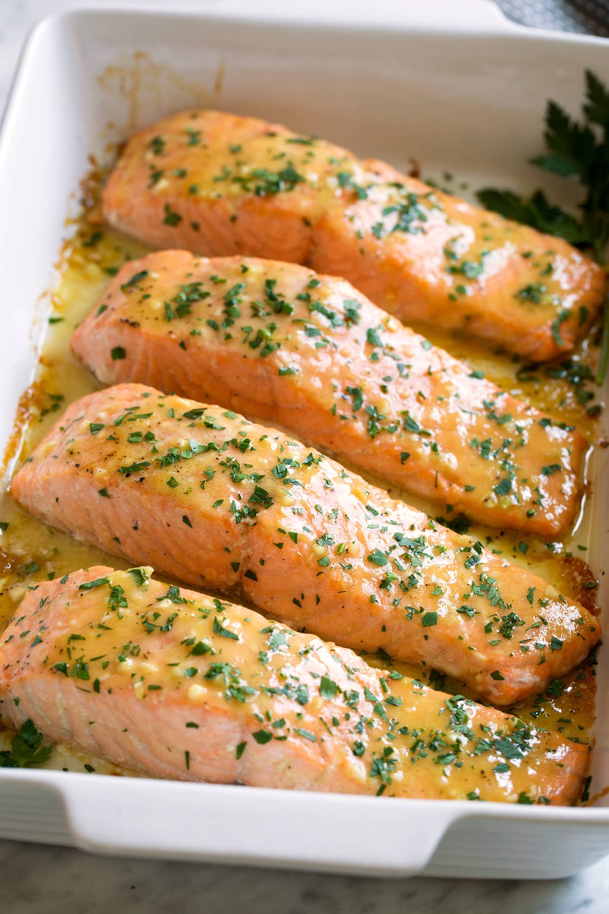 Honey Mustard Glazed Salmon